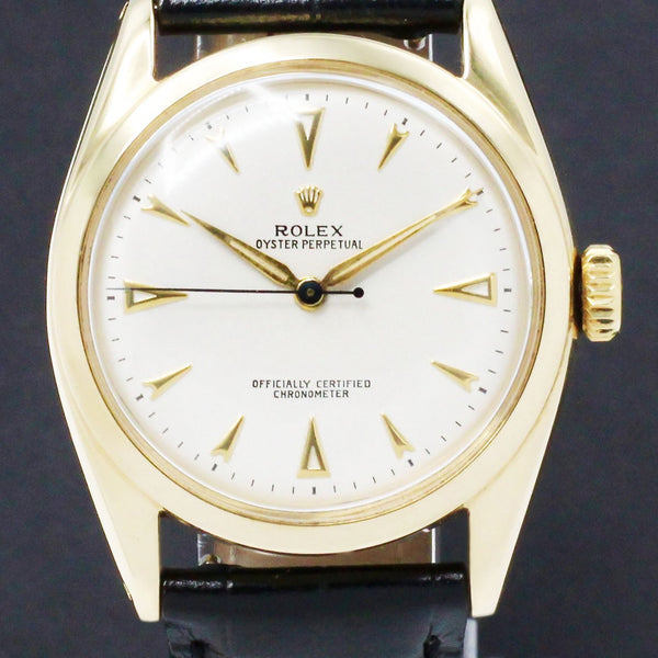 Rolex Oyster Perpetual 34 6084 - 1954 - Rolex horloge - Rolex kopen - Rolex heren horloge - Trophies Watches