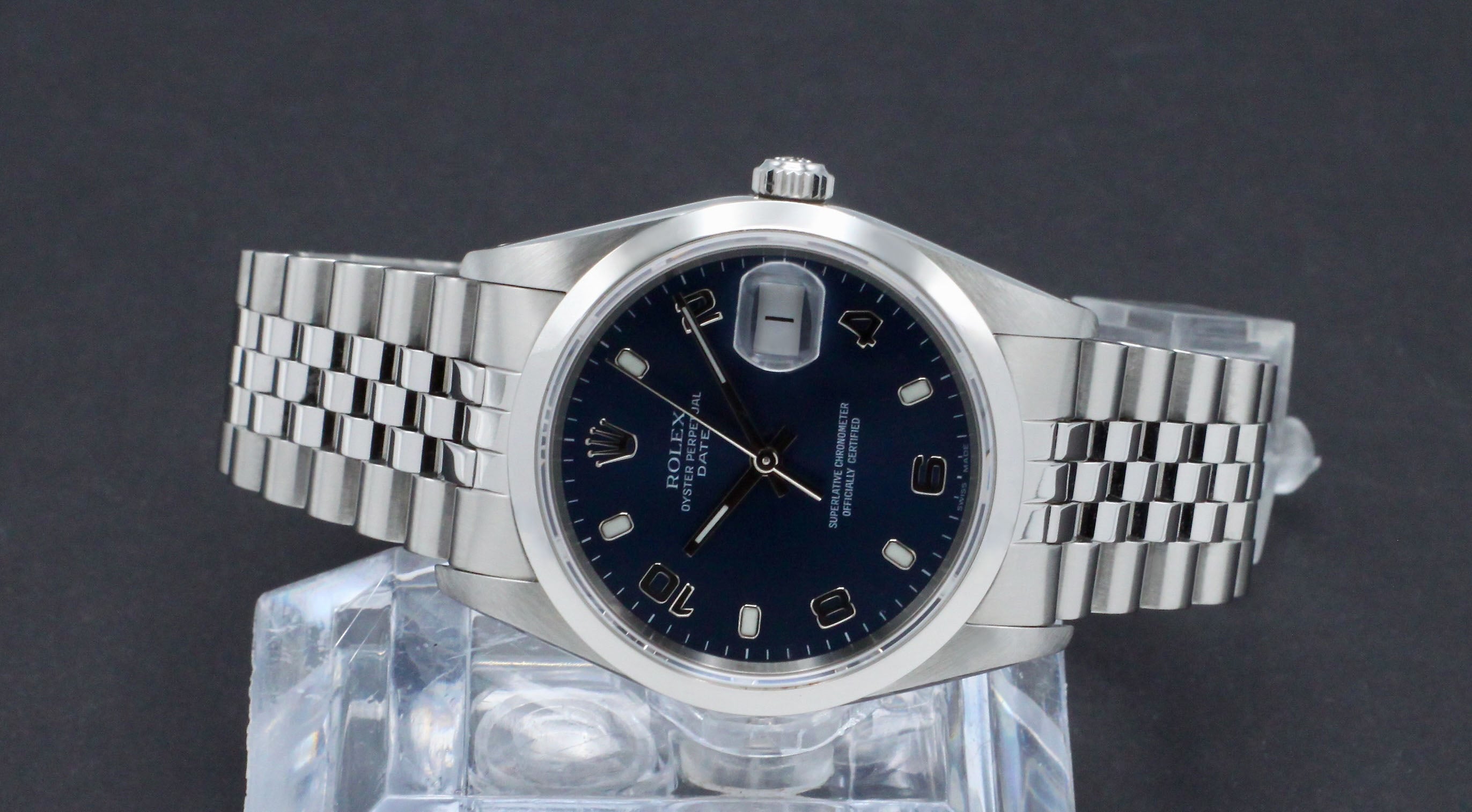 Rolex Oyster Perpetual Date 15200 - 1990 - Rolex horloge - Rolex kopen - Rolex heren horloge - Trophies Watches