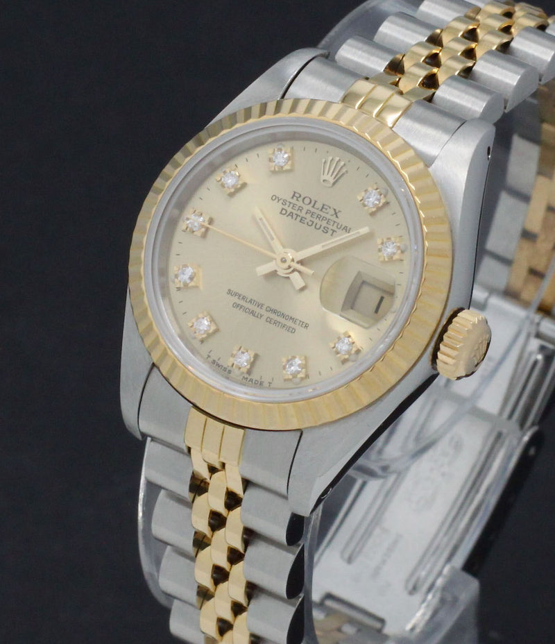 Rolex Lady-Datejust 69173G - 1988 - Rolex horloge - Rolex kopen - Rolex dames horloge - Trophies Watches