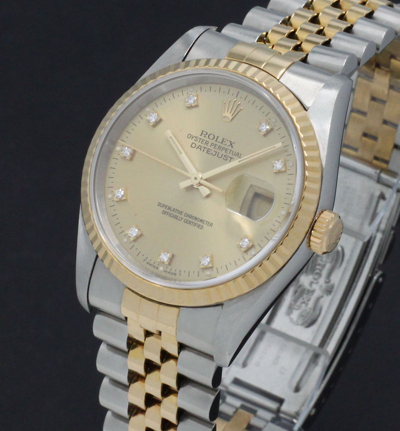 Rolex Datejust 16233G - 1995 - Rolex horloge - Rolex kopen - Rolex heren horloge - Trophies Watches