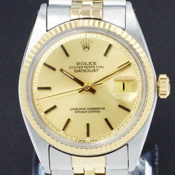 Rolex Datejust 1601 - 1967 - goud/staal - two/tone - Rolex horloge - Rolex kopen - Rolex heren horloge - Trophies Watches