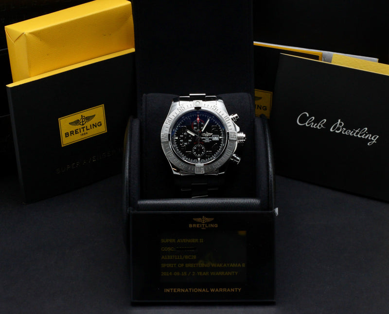 Breitling Super Avenger II A13371 - 2014 - Breitling horloge - Breitling kopen - Breitling heren horloge - Trophies Watches
