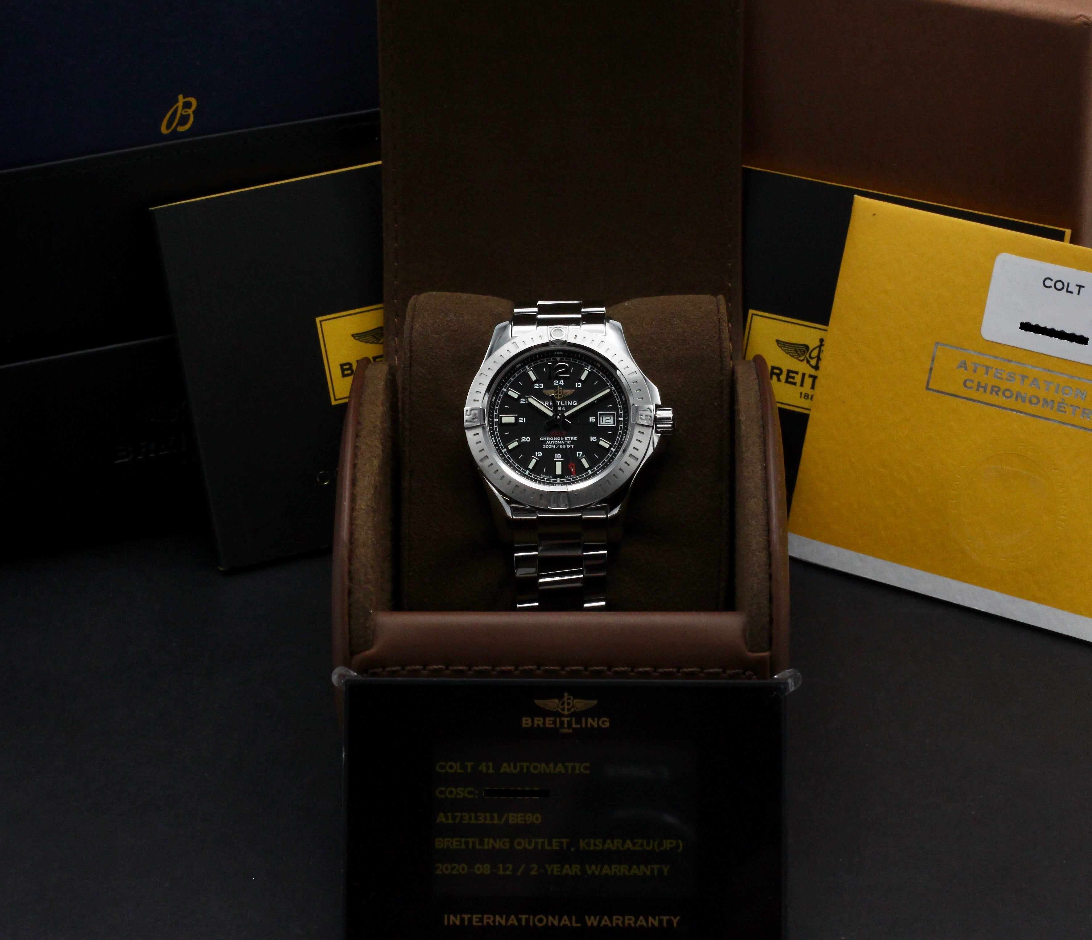 Breitling Colt A17313 - 2020 - Breitling horloge - Breitling kopen - Breitling heren horloge - Trophies Watches