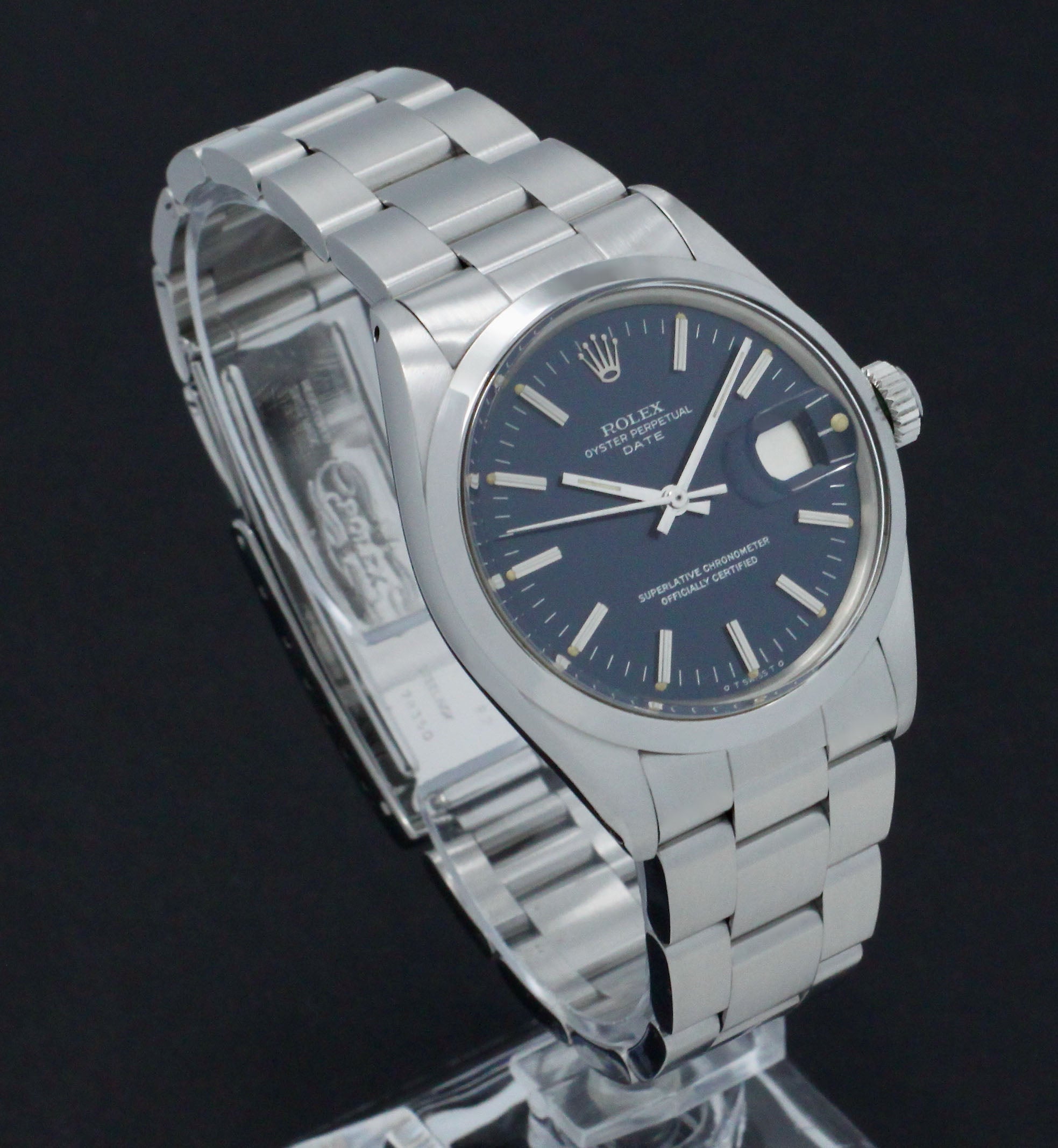 Rolex Oyster Perpetual Date 1500 - 1971 - Sigma Dial - Rolex horloge - Rolex kopen - Rolex heren horloge - Trophies Watches