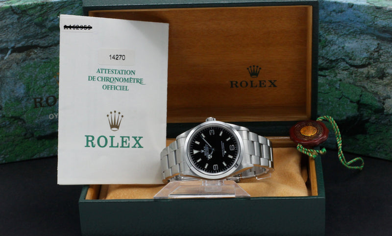 Rolex Explorer 14270 - 2000 - Rolex horloge - Rolex kopen - Rolex heren horloge - Trophies Watches