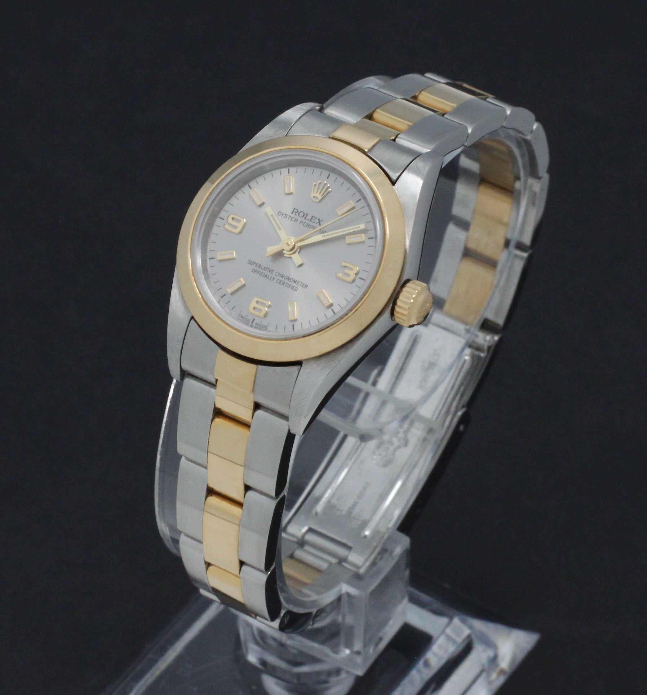 Rolex Oyster Perpetual 76183 - 2001 - Rolex horloge - Rolex kopen - Rolex dames horloge - Trophies Watches
