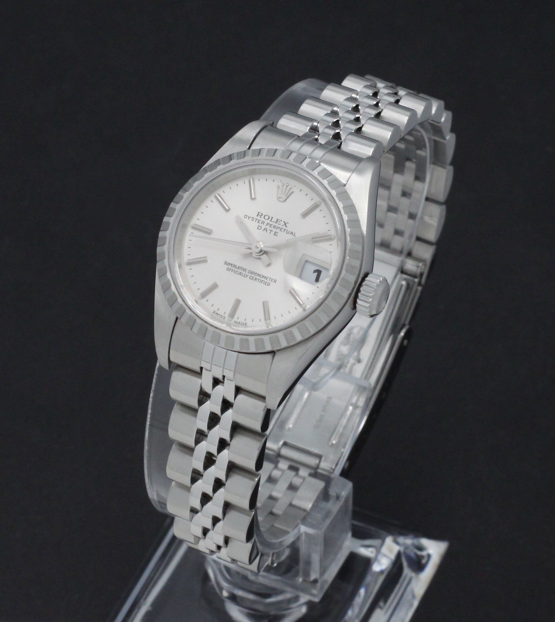 Rolex Oyster Perpetual Lady Date 69190 - 2003 - Rolex horloge - Rolex kopen - Rolex dames horloge - Trophies Watches