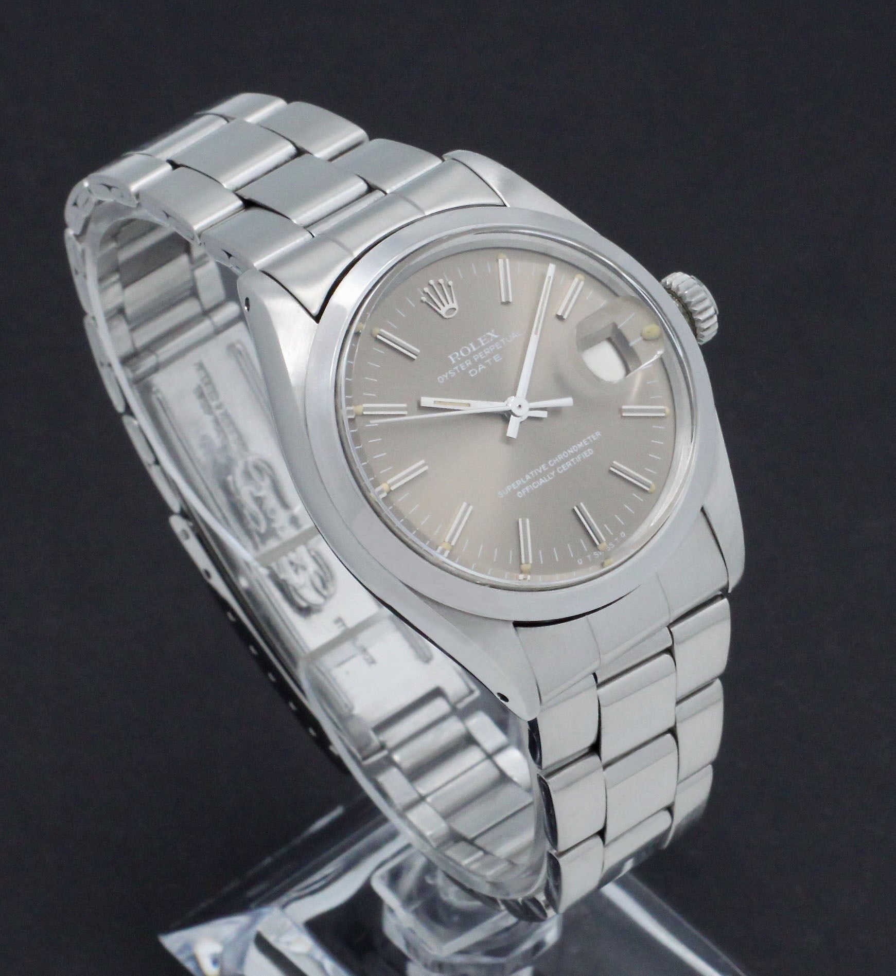 Rolex Oyster Perpetual Date 1500 - 1972 - Sigma Dial - Rolex horloge - Rolex kopen - Rolex heren horloge - Trophies Watches