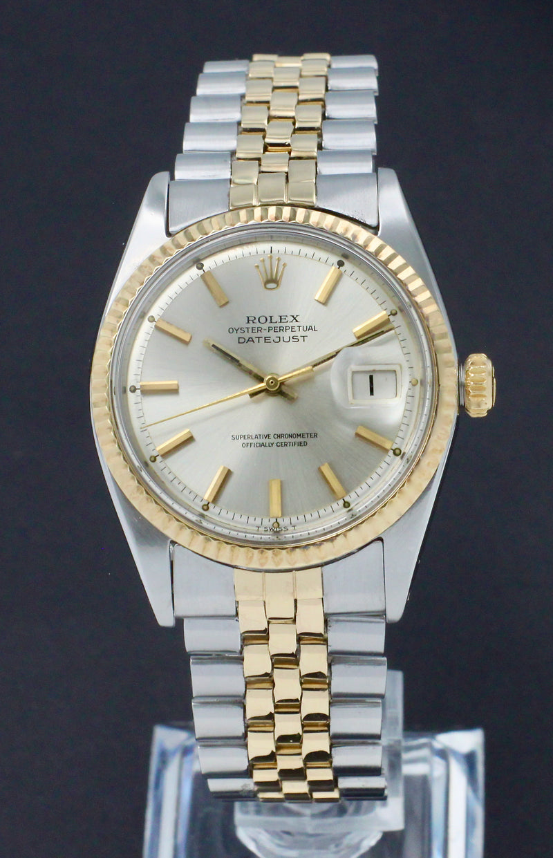 Rolex Datejust 1601 - 1966 - goud/staal - two/tone - Rolex horloge - Rolex kopen - Rolex heren horloge - Trophies Watches