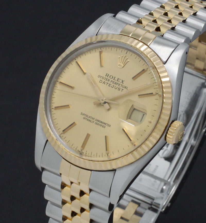 Rolex Datejust 16013 - 1983 - Rolex horloge - Rolex kopen - Rolex heren horloge - Trophies Watches