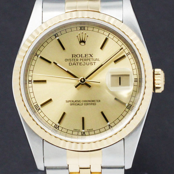 Rolex Datejust 16233 - 2001 - Rolex horloge - Rolex kopen - Rolex heren horloge - Trophies Watches