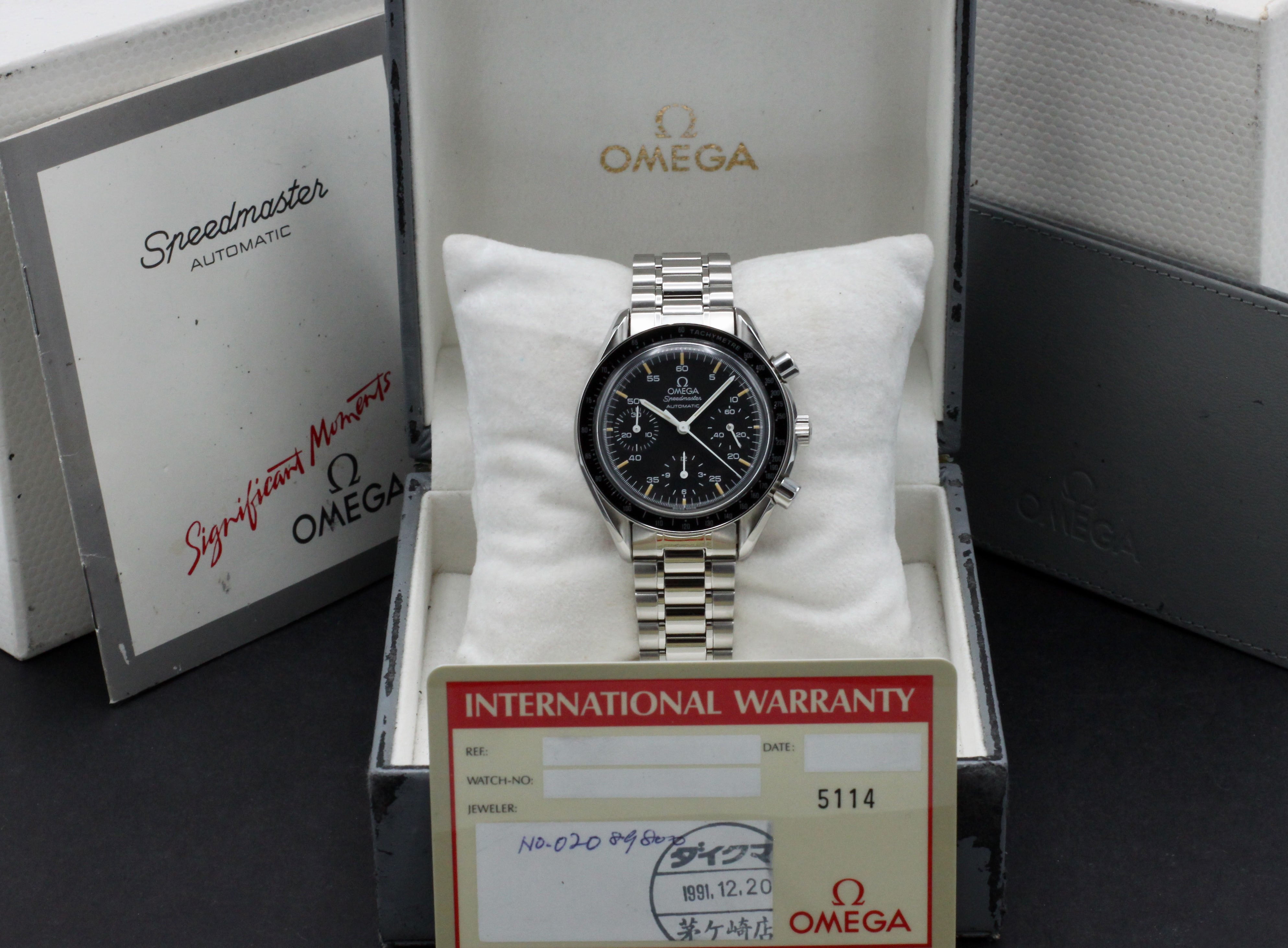 Omega Speedmaster Reduced 3510.50.00 - 1991 - Omega horloge - Omega kopen - Omega heren horloge - Trophies Watches