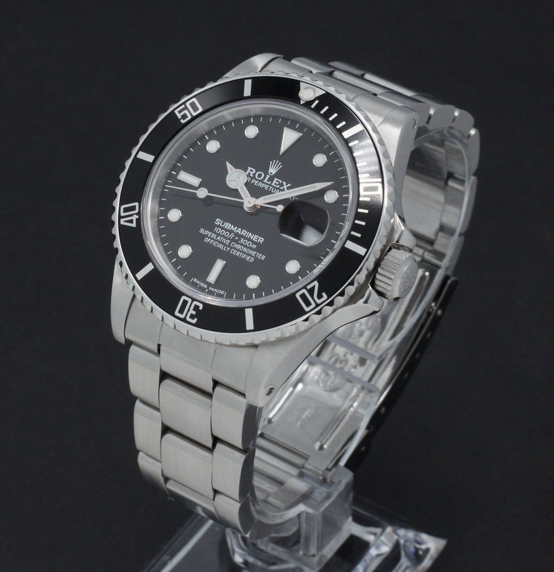 Rolex Submariner 16800 - 1988 - Rolex horloge - Rolex kopen - Rolex heren horloge - Trophies Watches