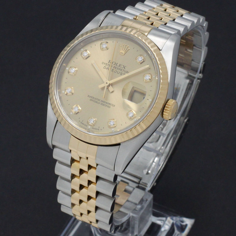 Rolex Datejust 16233G - 1996 - Rolex horloge - Rolex kopen - Rolex heren horloge - Trophies Watches