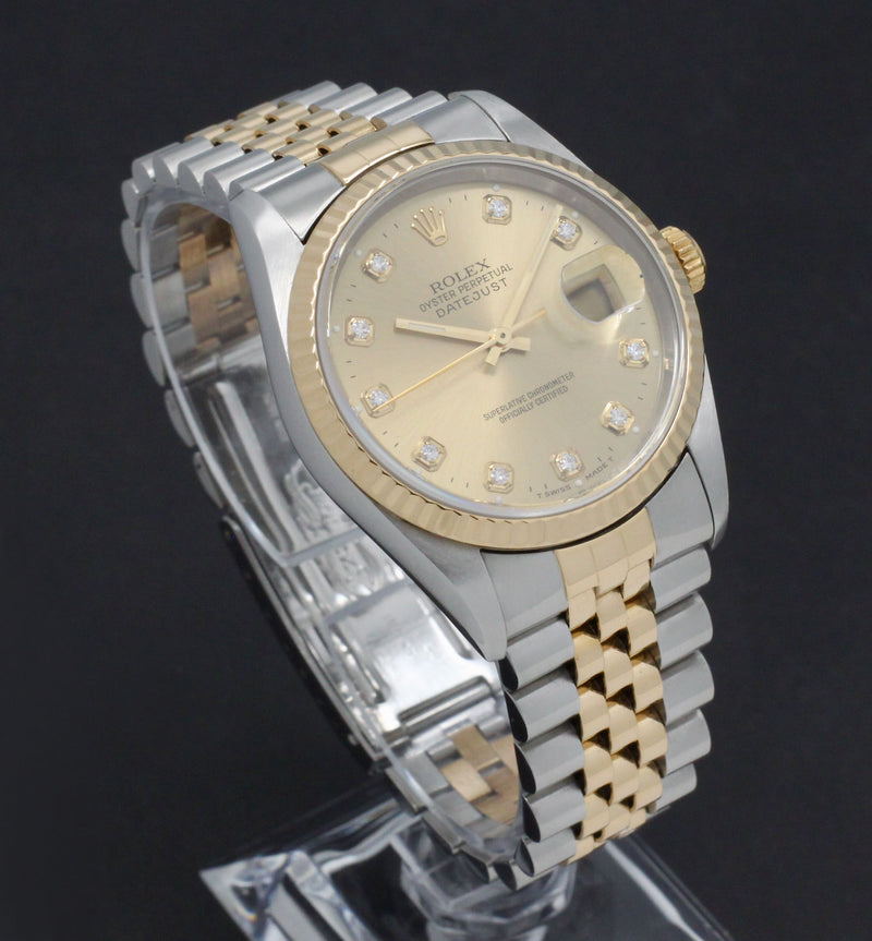 Rolex Datejust 16233G - 1996 - Rolex horloge - Rolex kopen - Rolex heren horloge - Trophies Watches