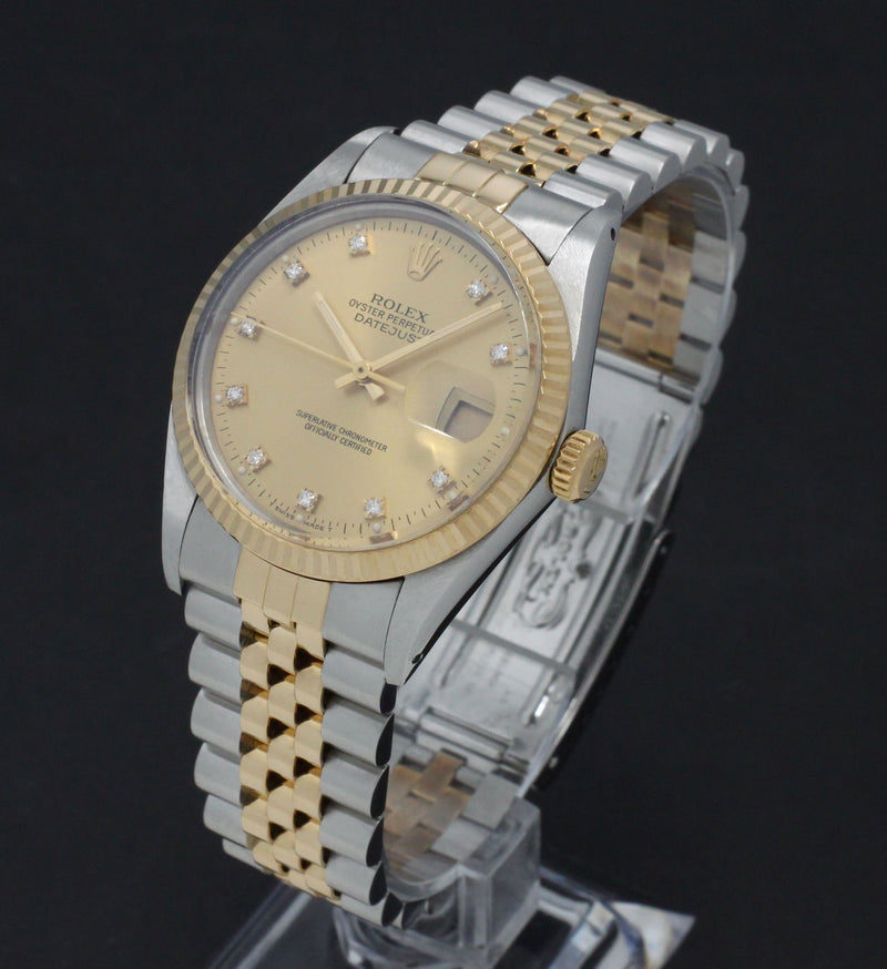 Rolex Datejust 16013G - 1987 - Rolex horloge - Rolex kopen - Rolex heren horloge - Trophies Watches