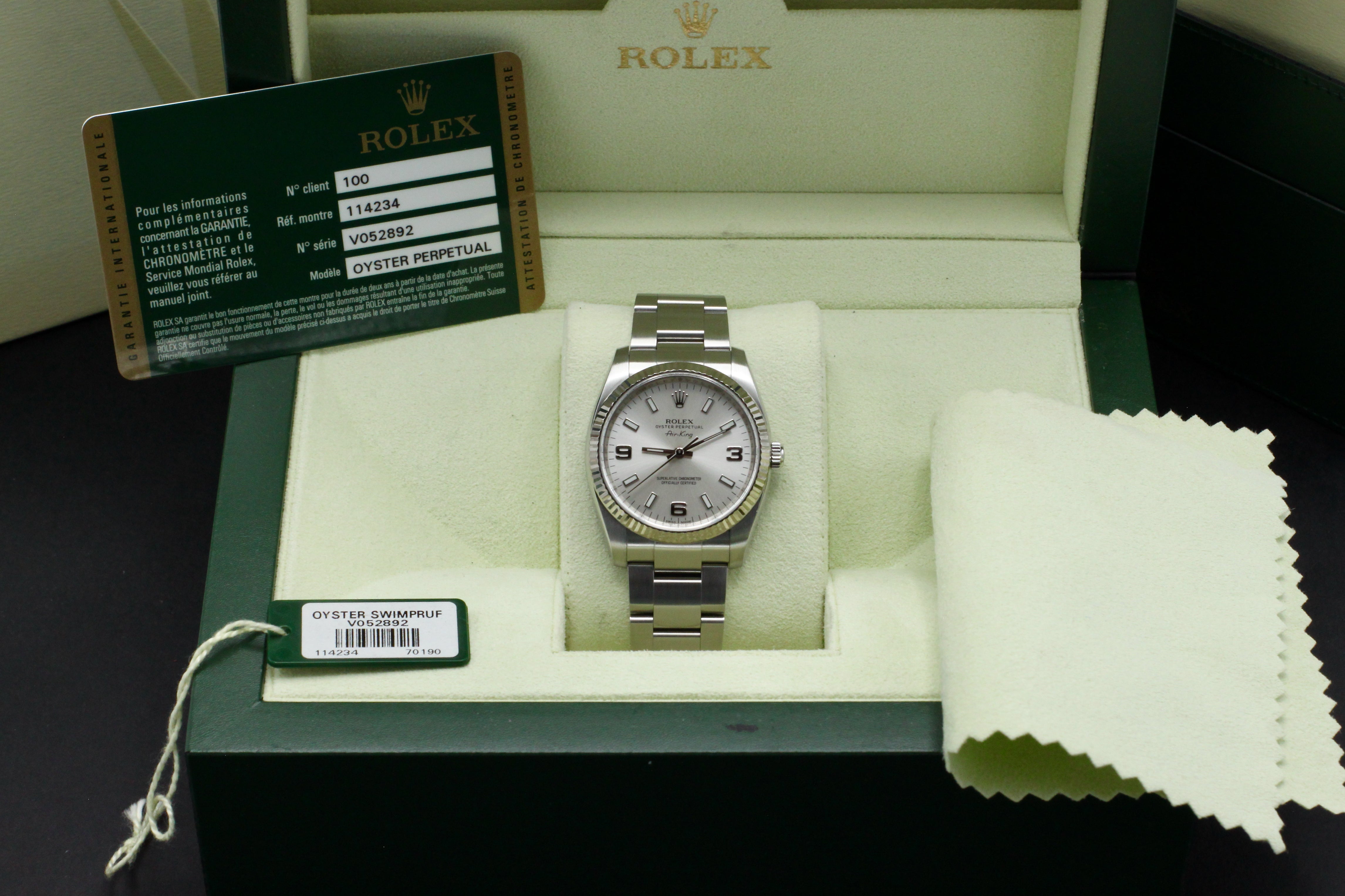 Rolex Air King Precision 114234 - 2012 - Rolex horloge - Rolex kopen - Rolex heren horloge - Trophies Watches