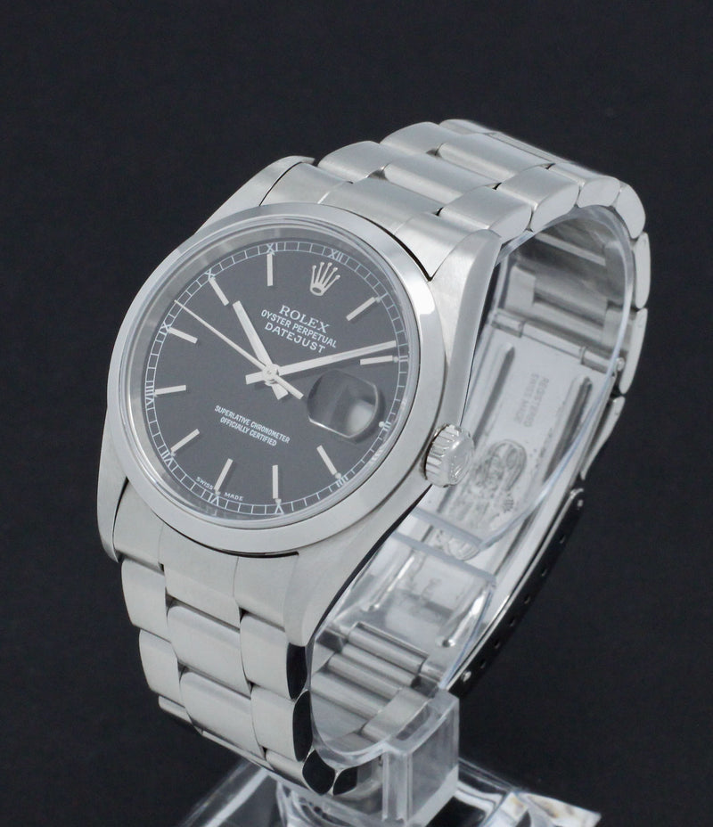 Rolex Datejust 16200 - 2004 - Rolex horloge - Rolex kopen - Rolex heren horloge - Trophies Watches