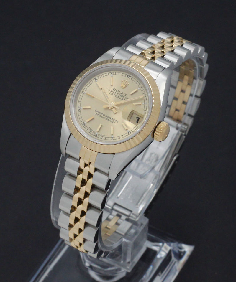 Rolex Lady-Datejust 69173 - 1990 - Rolex horloge - Rolex kopen - Rolex dames horloge - Trophies Watches