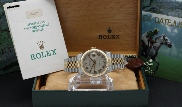 Rolex Datejust 16233, Box & Papers, 1994 | Rolex horloge | Trophies ...